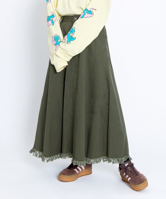 フリンジロングスカート/身長：160cm　サイズ1