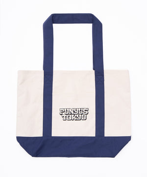 ロゴ刺繍キャンバストートバッグ