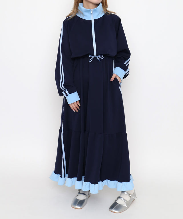 フリルジャージワンピース/身長:152cm サイズ1