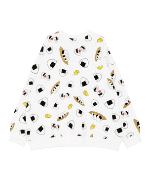 フード総柄スウェット
