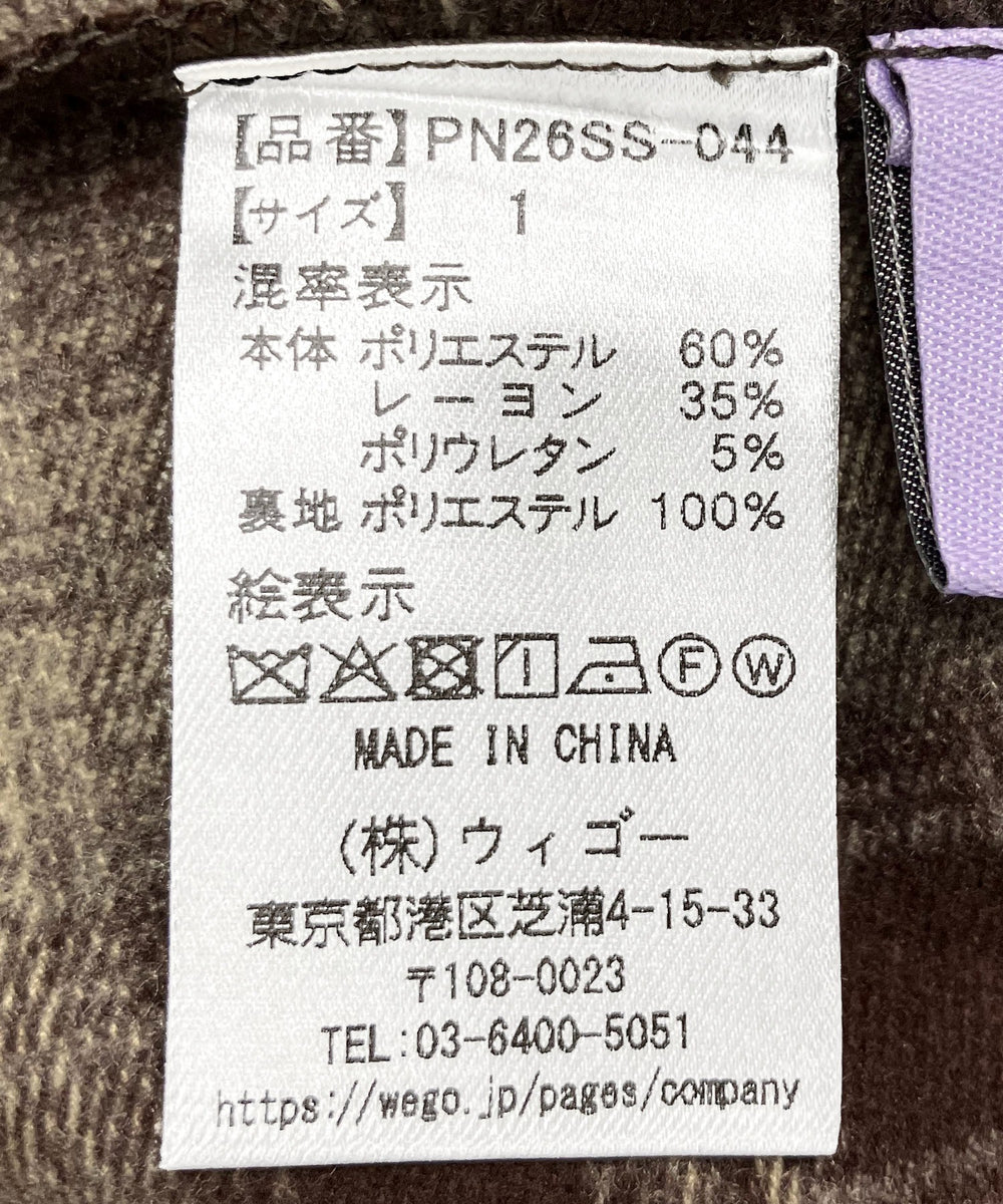 チェック柄イレヘムキャミワンピース