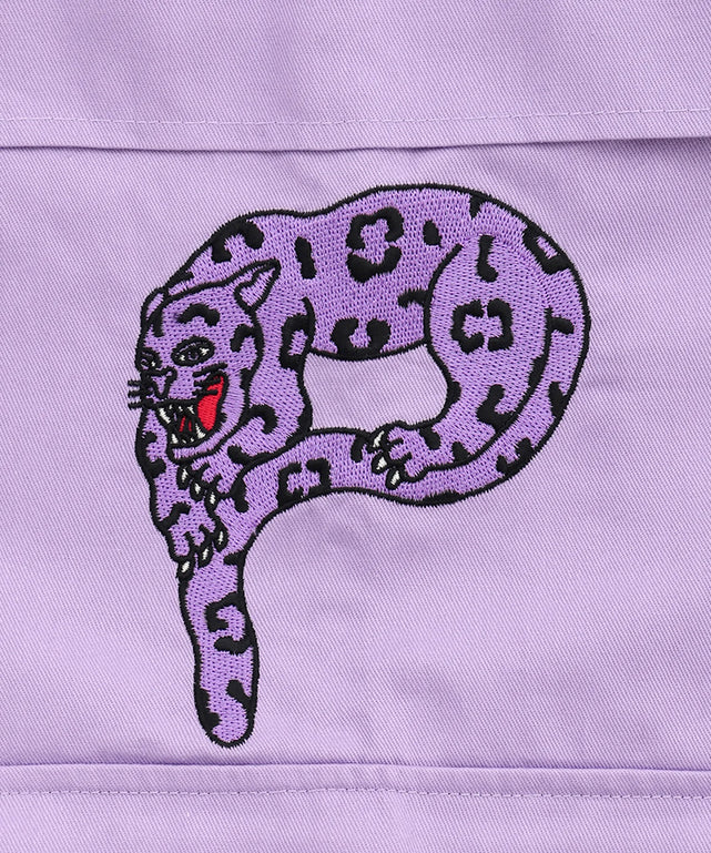 パンサー刺繍ワイドカーゴパンツ
