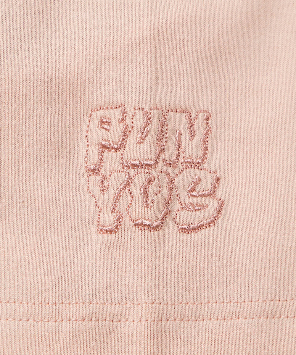 スリーブロゴ刺繍Tシャツ