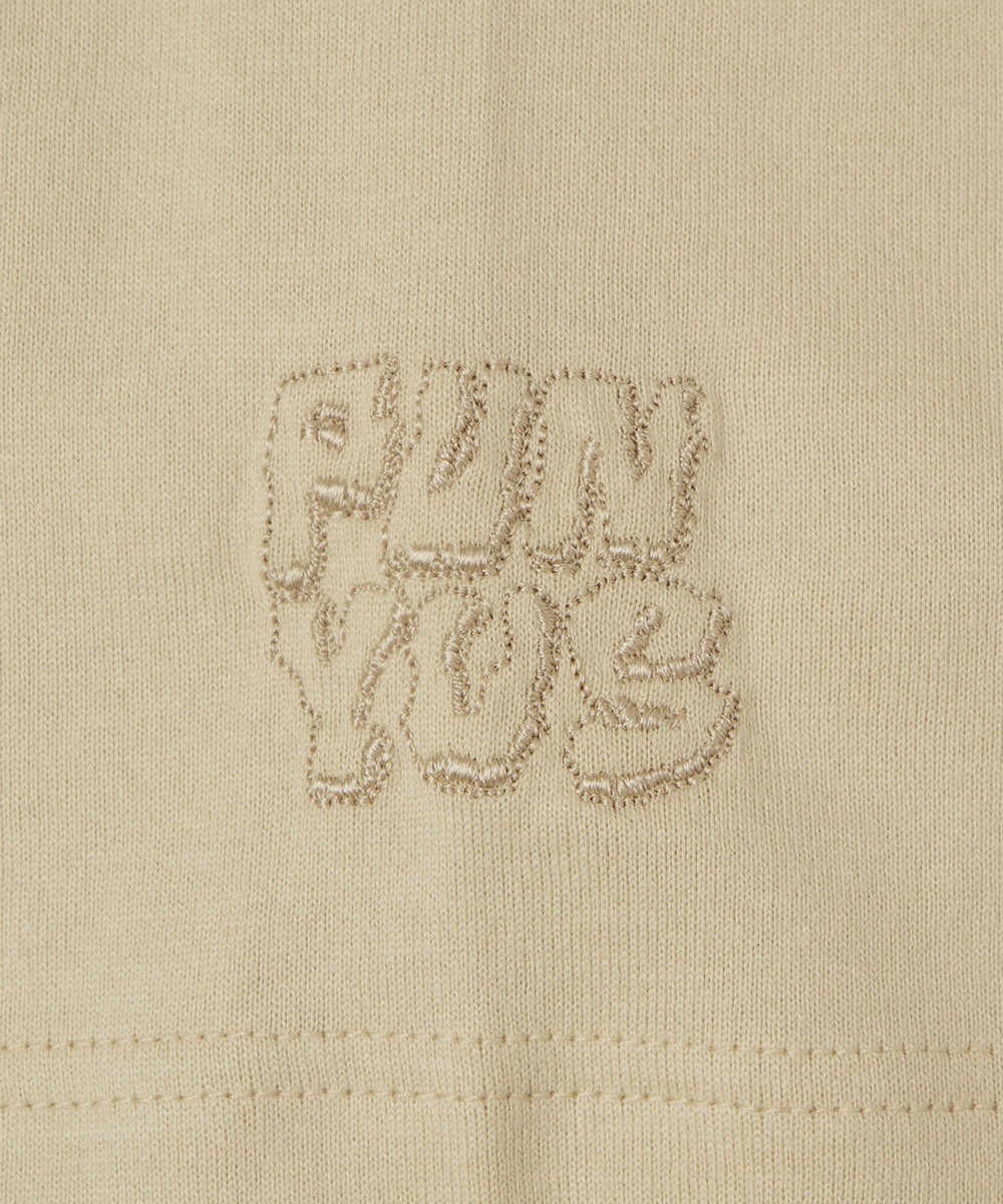 スリーブロゴ刺繍Tシャツ