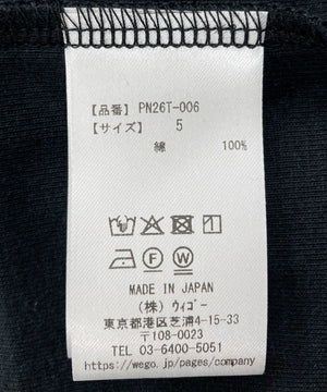 ハイネックTシャツ