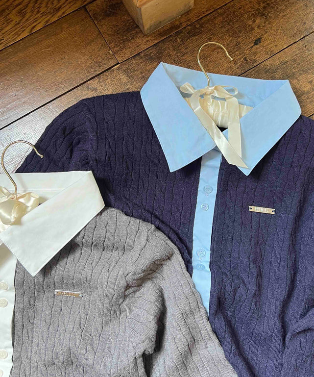 シャツドッキングニット