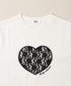 ハートレースワッペンTシャツ
