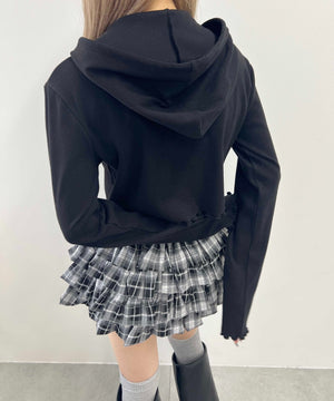 メロウWジップパーカー