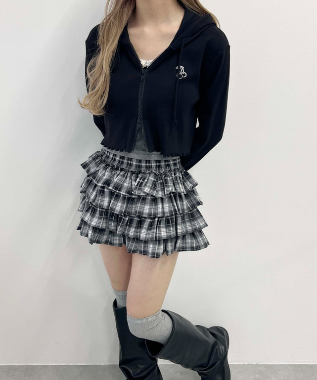 メロウWジップパーカー