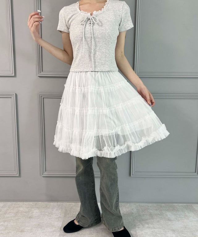 グレー モデル：160㎝ F着用