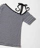 ボーダーワンショルTシャツ