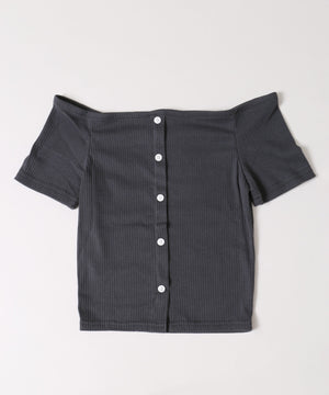 チョーカーセットオフショルTシャツ