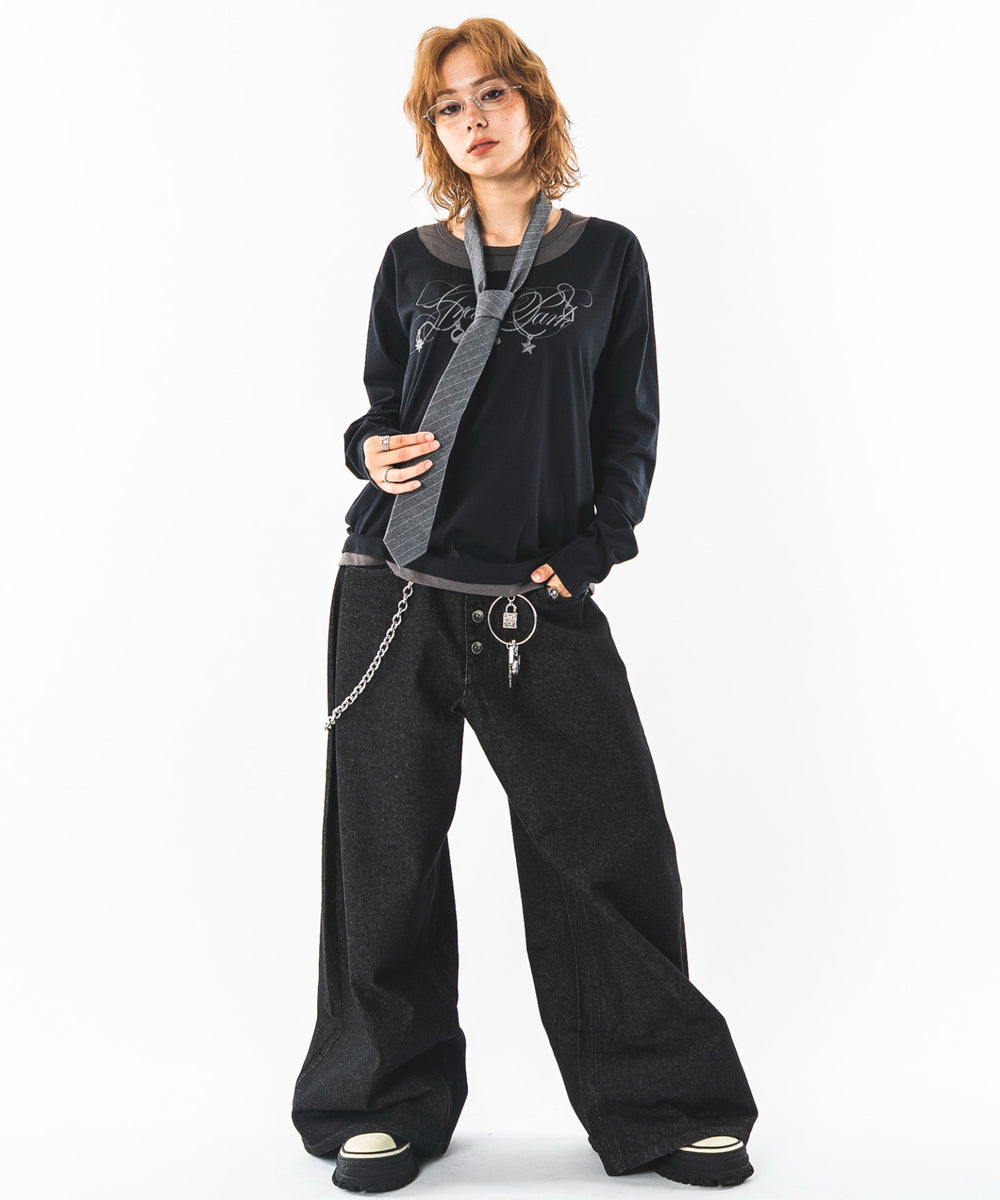 デニムブラック モデル：160cm M着用