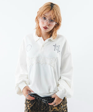 ホワイト モデル：160cm M着用