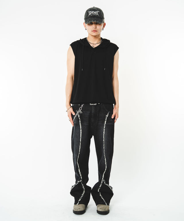ブラック モデル：180cm L着用