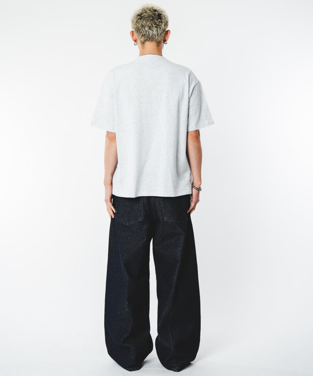 杢グレー　モデル：180㎝　F着用