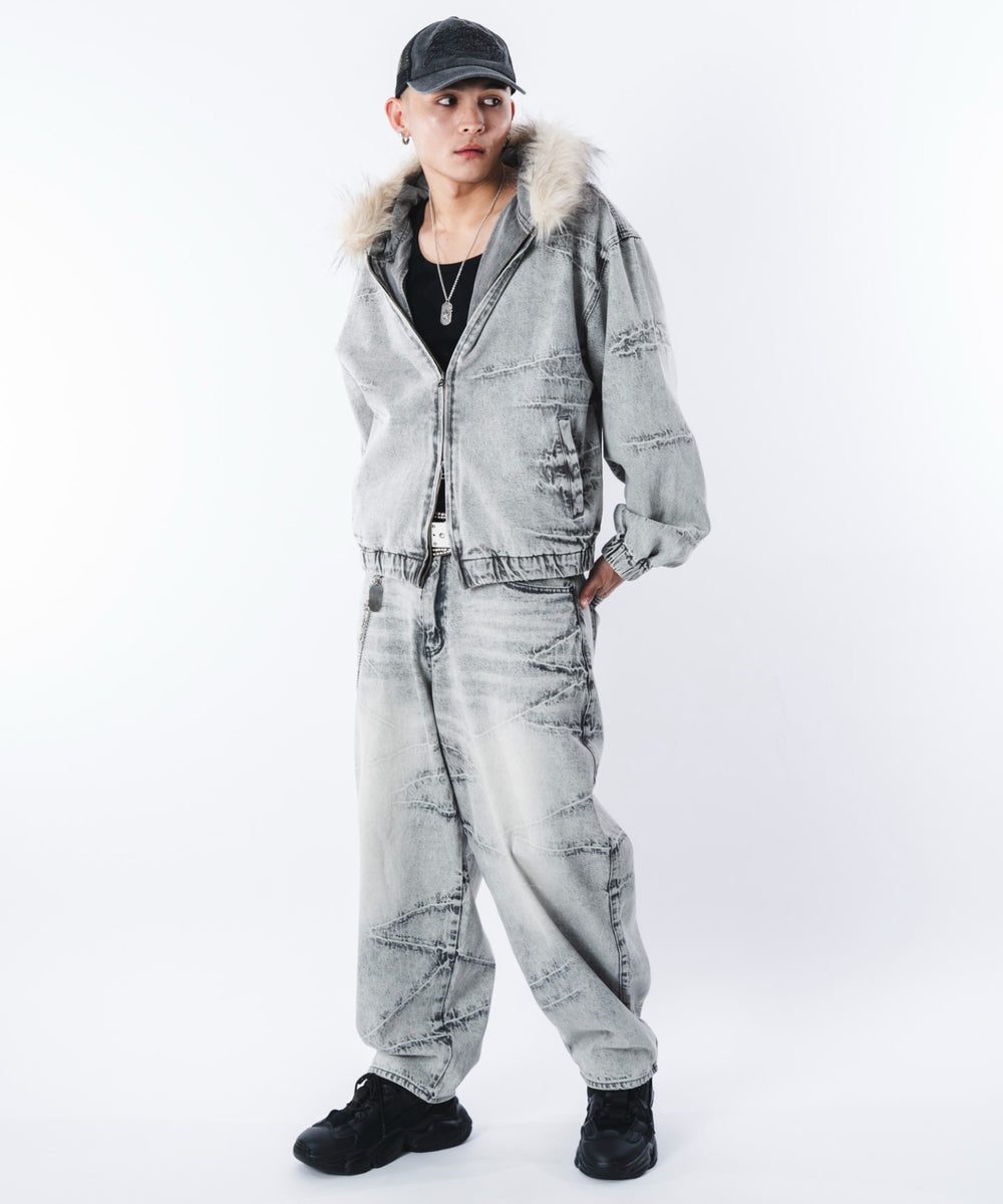 グレー モデル：180cm L着用