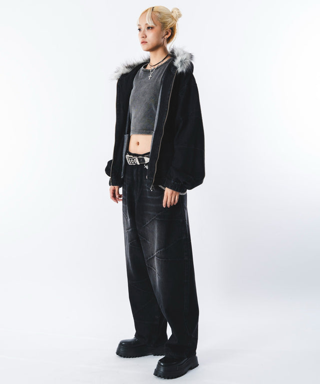 デニムブラックソノタ モデル：172cm M着用