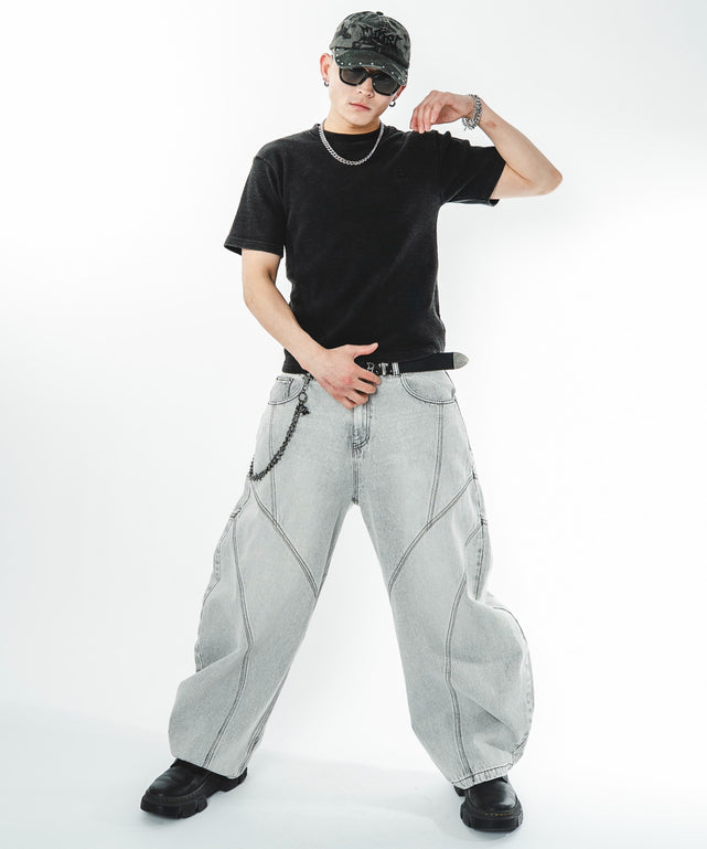 グレー モデル：180cm L着用