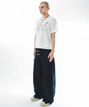 デニムインディゴ モデル：180cm L着用