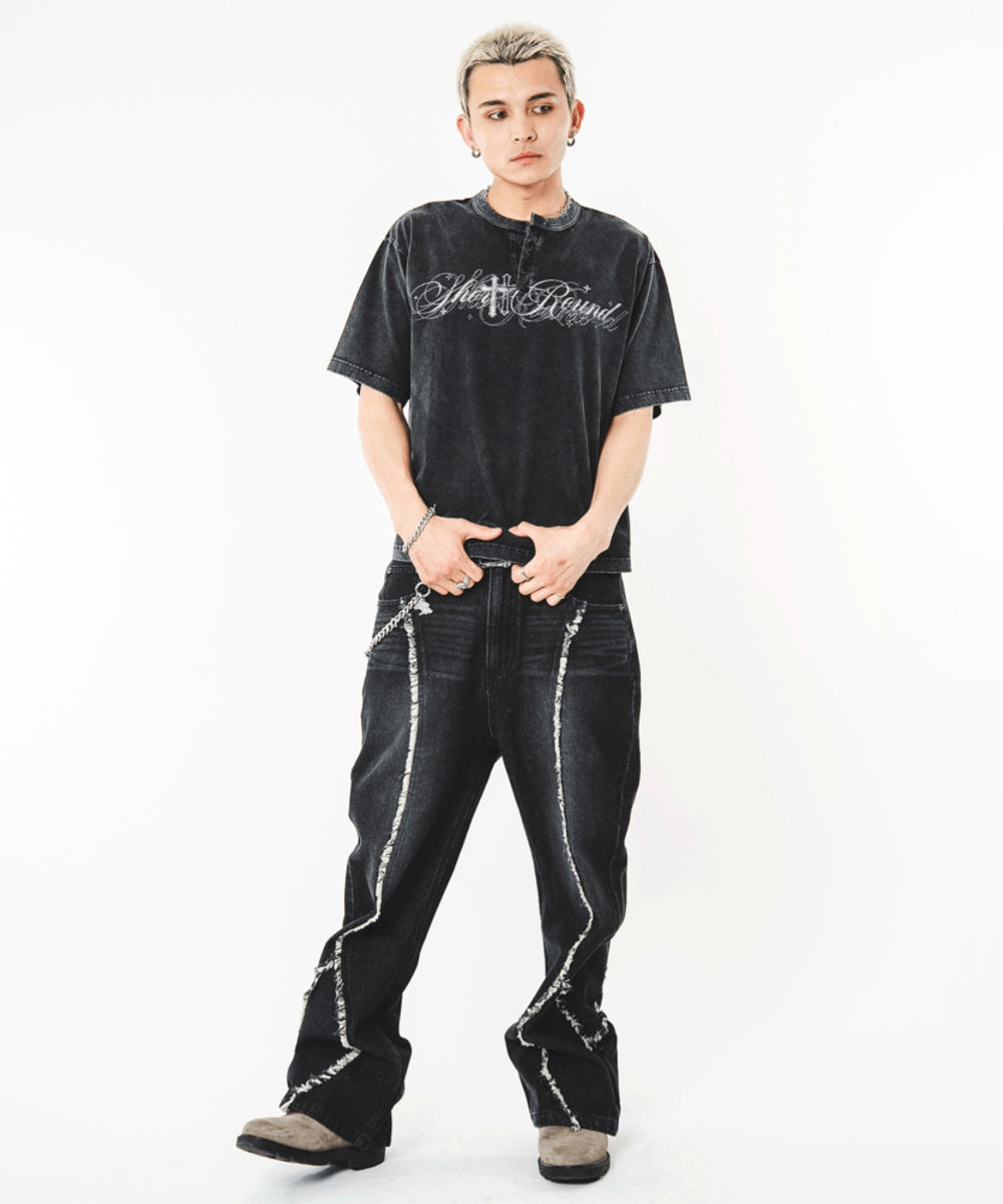 デニムブラック　モデル：180㎝　L着用