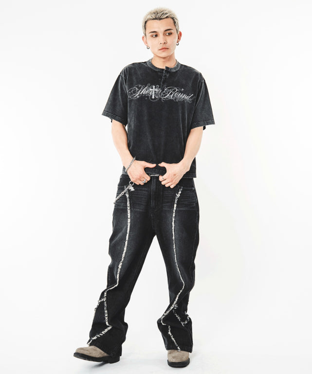デニムブラック　モデル：180㎝　L着用