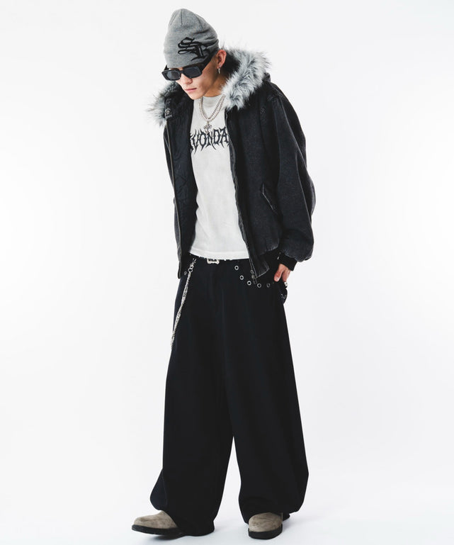 デニムブラック　モデル：180cm L着用