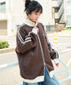 ブラウン　モデル：160㎝　L着用