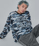 カモフラナンバリングホッケーT（LS）/ブルー モデル：178cm L着用