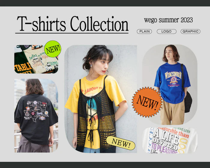 【WEGO】Tシャツコレクション