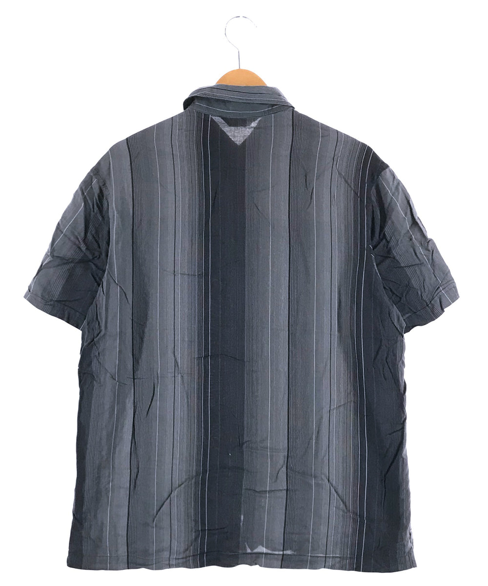 axcess ストライプ 半袖柄シャツ