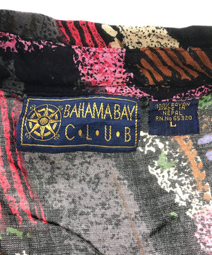 BAHAMA BAY CLUB 半袖柄シャツ