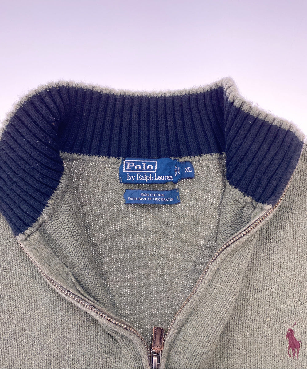 Ralph LaurenブランドハーフZIPニット