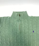 Ralph LaurenブランドハーフZIPニット