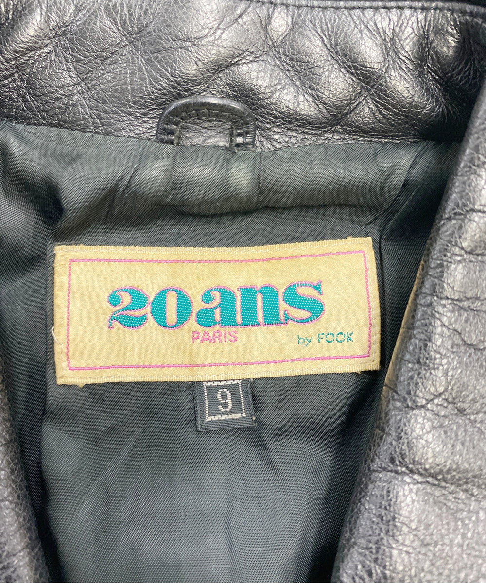 20 ansレザージャケット