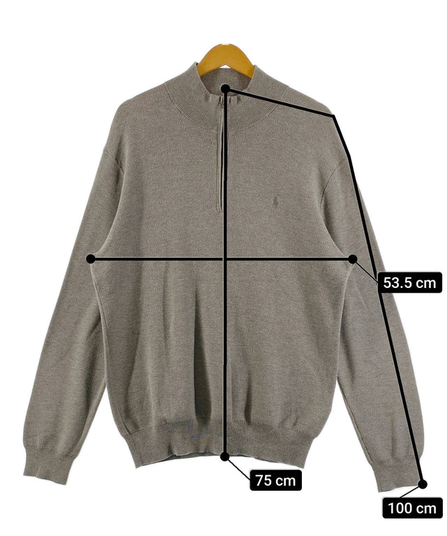 Ralph LaurenブランドハーフZIPニット