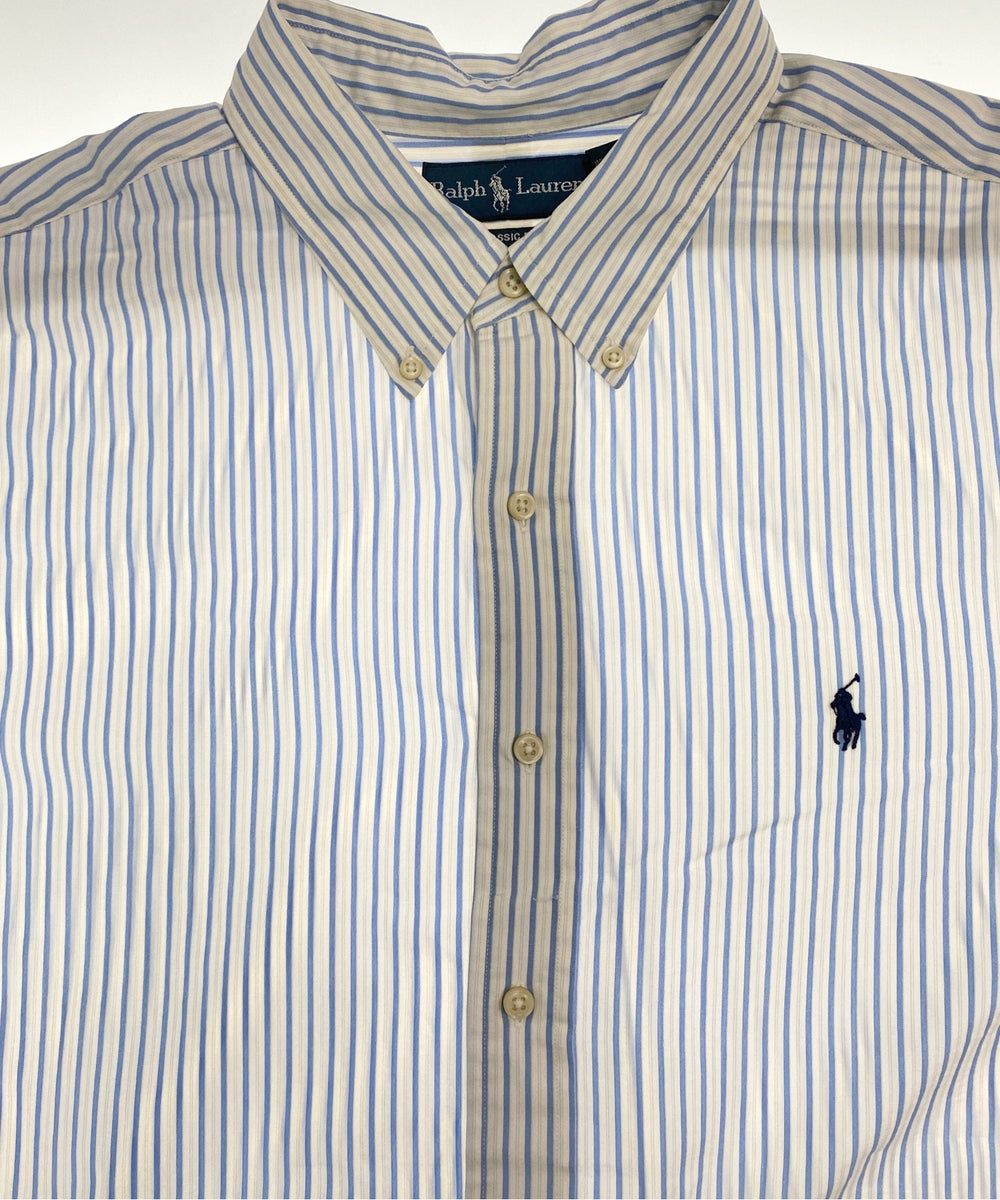 Ralph Laurenストライプブランドシャツ