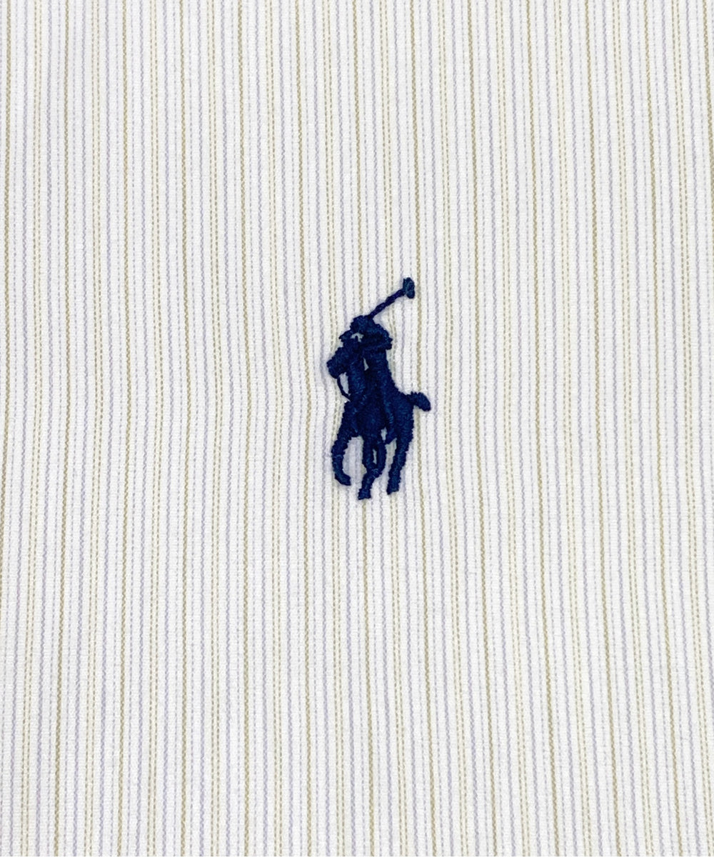 Ralph Laurenストライプブランドシャツ