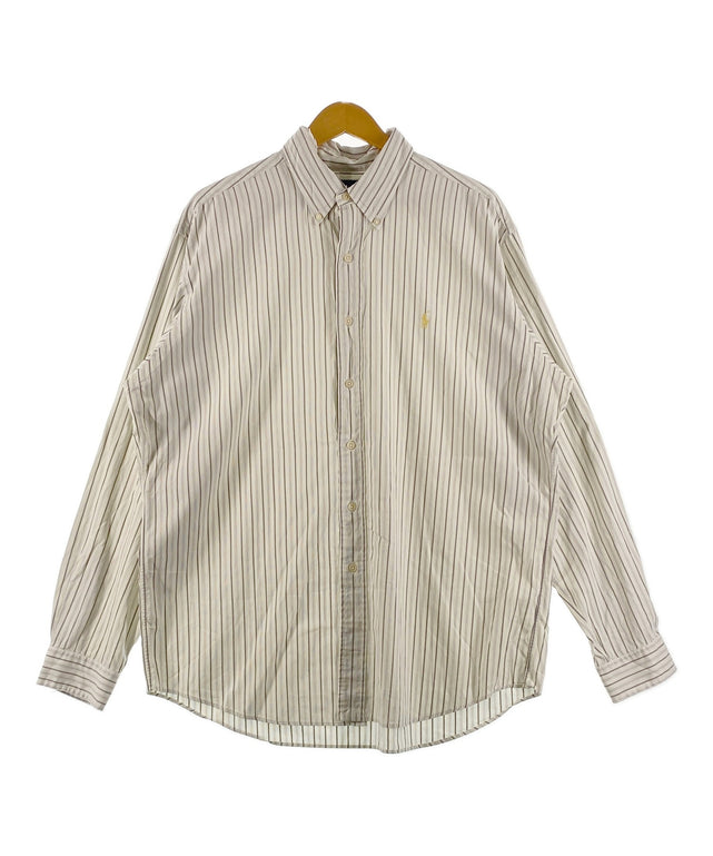 Ralph Laurenストライプブランドシャツ/Ralph Laurenストライプブランドシャツ