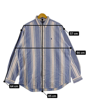 Ralph Laurenストライプブランドシャツ