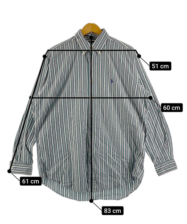 Ralph Laurenストライプブランドシャツ
