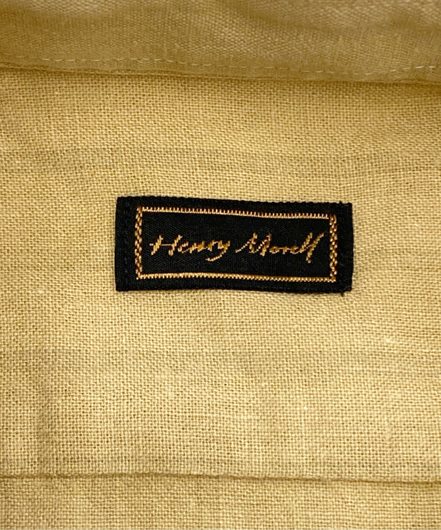 Henry Morell 半袖ストライプシャツ