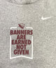 BANNERS ARE EARNED NOT GIVEN チームロゴスウェット