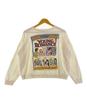 YOUNG ROMANCE プリントスウェット