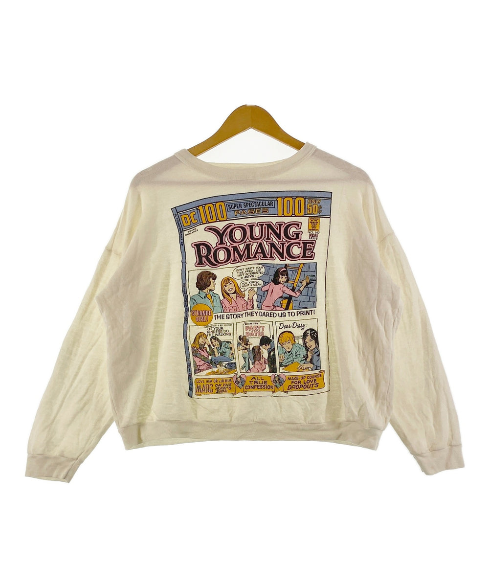 YOUNG ROMANCE プリントスウェット