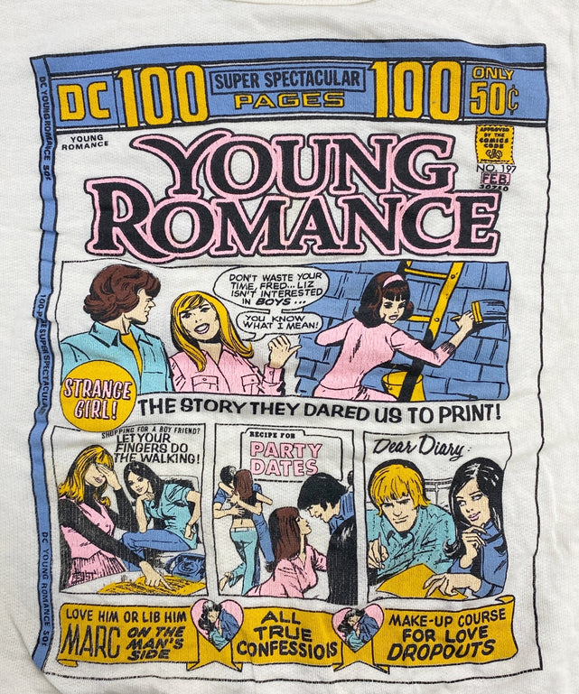 YOUNG ROMANCE プリントスウェット