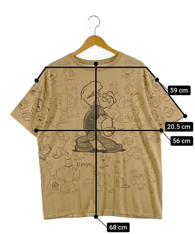 ポパイキャラクターTシャツ