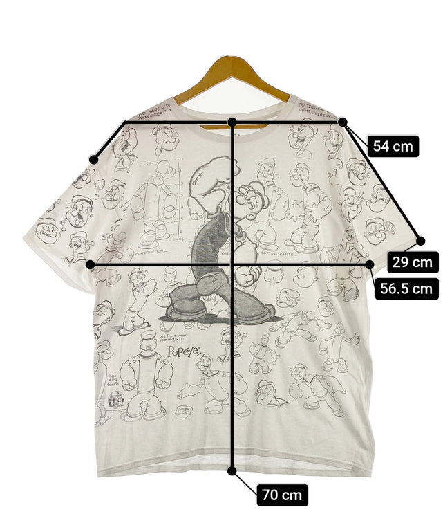 ポパイキャラクターTシャツ