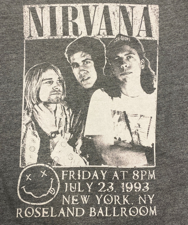 NIRVANAバンドTシャツ