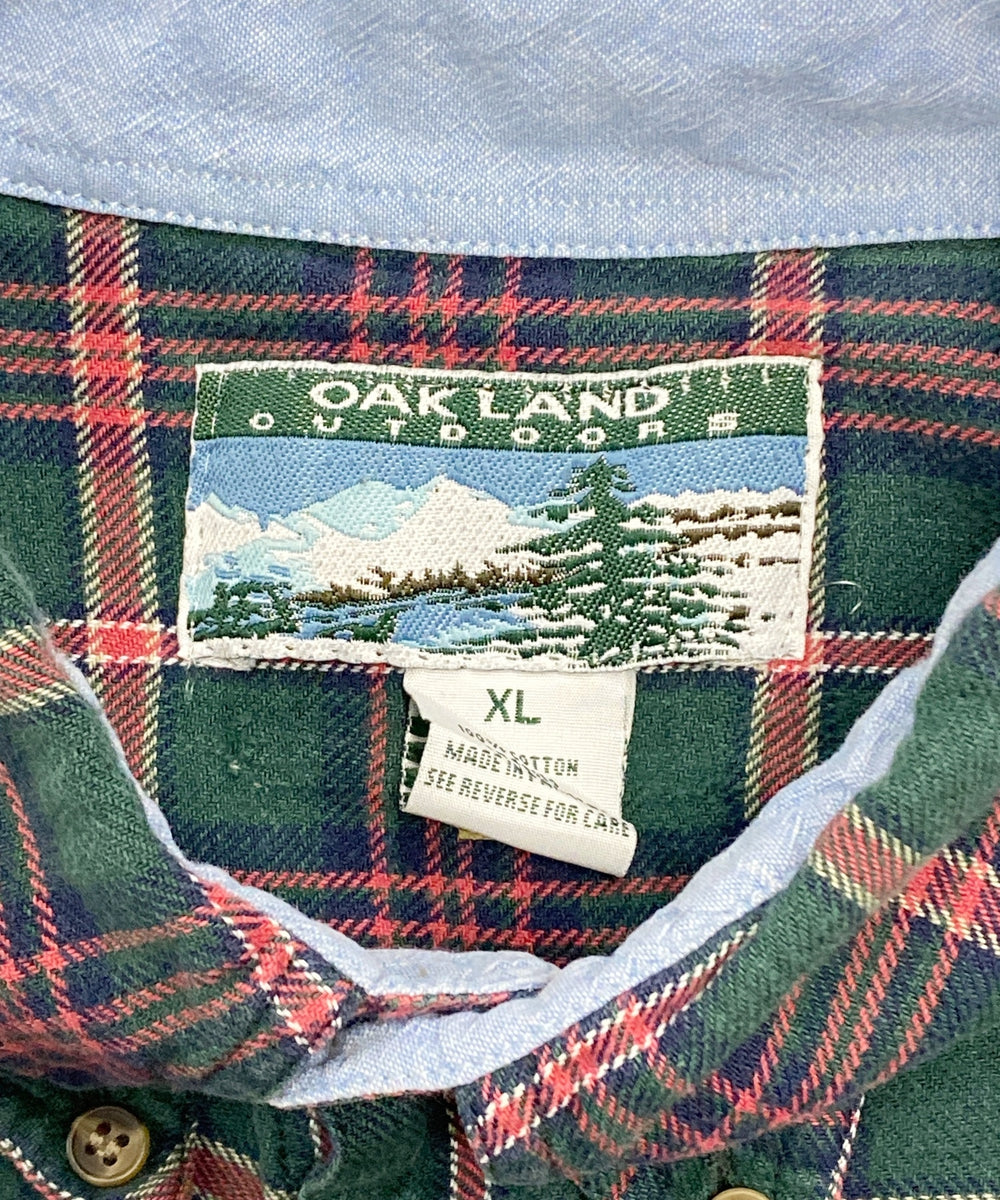 OAK LAND OUTDOORS ネルシャツ
